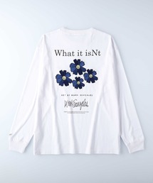 【(What it isNt)】フラワー刺繍ロンＴ
