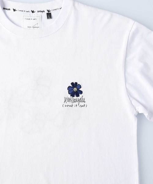 （What it isNt）ART BY MARKGONZALES（ワットイットイズント）の「【(What it isNt)】フラワー刺繍ロンＴ（Tシャツ/カットソー・メンズ・ブラック/グリーン/ベージュ/ホワイト・L/M/XL）」の13枚目の写真