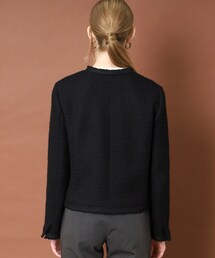 DRESSTERIOR（ドレステリア）の「◇ツイードジャケット（ノーカラー