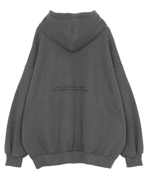 Figments（フィグメンツ）の「【裏起毛】INTERNATIONALパーカー（パーカー・レディース・スミクロ/ホワイト・FREE）」の14枚目の写真