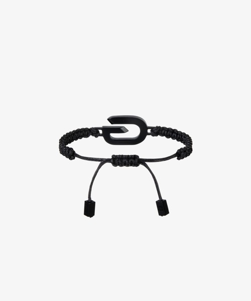 GIVENCHY（ジバンシイ）の「G Link cord bracelet（ブレスレット・レディース・ブラック・FREE）」の2枚目の写真