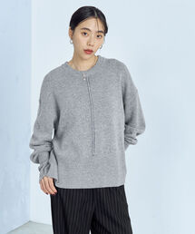 fredy emue | 【カラー展開豊富】アウトリンキング配色ニット(ニット/セーター)