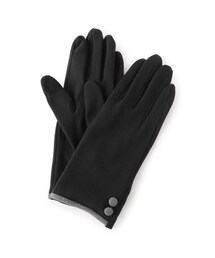 ITS'DEMO（イッツデモ）の「【スマホOK/シンプルデザイン】くるみ釦スーパーストレッチグローブ（手袋）」