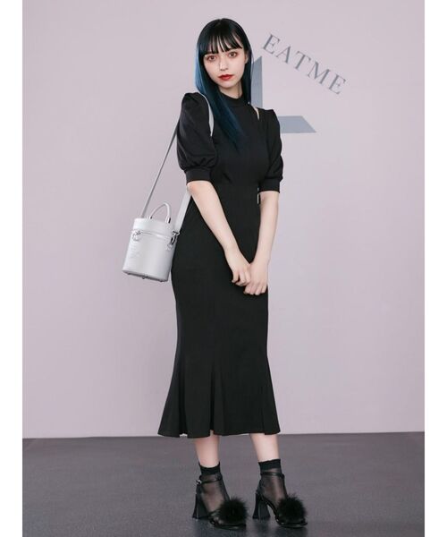 EATME(イートミー)の「E/Mバニティバッグ(ハンドバッグ・レディース・グレー/ブラック・FREE)」の14枚目の写真