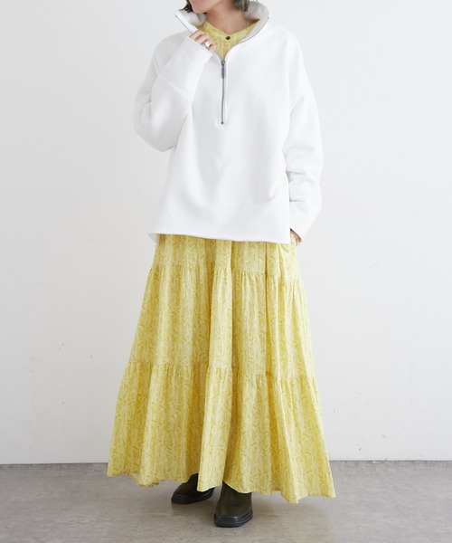 Omekashi(オメカシ)の「プリントティアードワンピース(ワンピース・レディース・ブラック/イエロー・36/38)」の17枚目の写真