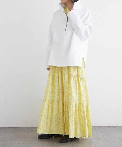 Omekashi(オメカシ)の「プリントティアードワンピース(ワンピース・レディース・ブラック/イエロー・36/38)」の18枚目の写真