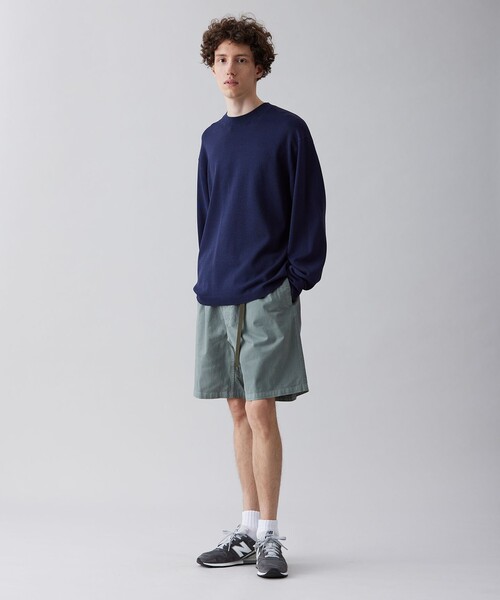 UNFILO(アンフィーロ)の「イージーケア ニットロングTEE(ニット/セーター・メンズ・アイボリー系/ネイビー系/ブラック系/イエロー系・SMALL/MEDIUM/LARGE/X-LARGE)」の8枚目の写真