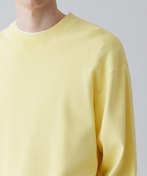UNFILO(アンフィーロ)の「イージーケア ニットロングTEE(ニット/セーター・メンズ・アイボリー系/ネイビー系/ブラック系/イエロー系・SMALL/MEDIUM/LARGE/X-LARGE)」の22枚目の写真
