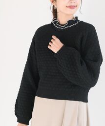 ポコポコニットプルオーバー