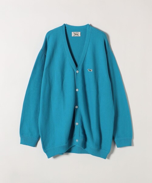 PENNEYS(ぺニーズ)の「【SHIPS any別注】PENNEYS:〈手洗い可能〉THE FOX ワンポイント Vネック カーディガン 23SS◇(カーディガン/ボレロ・レディース・オフホワイト/オレンジ/ブルー・ONE SIZE)」の4枚目の写真