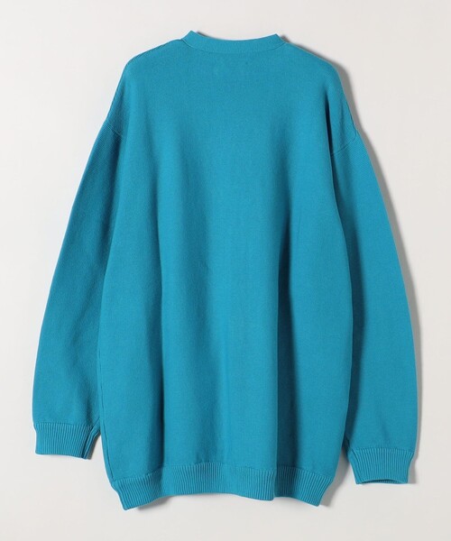 PENNEYS(ぺニーズ)の「【SHIPS any別注】PENNEYS:〈手洗い可能〉THE FOX ワンポイント Vネック カーディガン 23SS◇(カーディガン/ボレロ・レディース・オフホワイト/オレンジ/ブルー・ONE SIZE)」の5枚目の写真