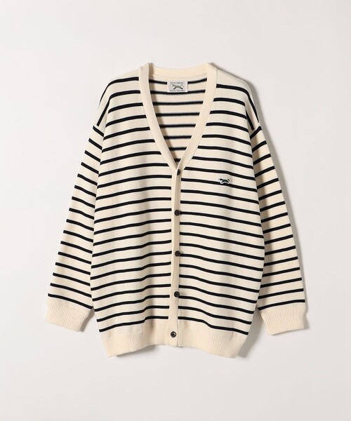 PENNEYS(ぺニーズ)の「【SHIPS any別注】PENNEYS:〈手洗い可能〉THE FOX ワンポイント Vネック カーディガン 23SS◇(カーディガン/ボレロ・レディース・オフホワイト/オレンジ/ブルー・ONE SIZE)」の11枚目の写真