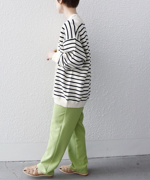 PENNEYS(ぺニーズ)の「【SHIPS any別注】PENNEYS:〈手洗い可能〉THE FOX ワンポイント Vネック カーディガン 23SS◇(カーディガン/ボレロ・レディース・オフホワイト/オレンジ/ブルー・ONE SIZE)」の20枚目の写真