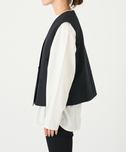 JOURNAL STANDARD✖️金子綾　ホワイトベスト　BOXYベスト JOURNAL STANDARD（ジャーナルスタンダード）の「【AYA KANEKO