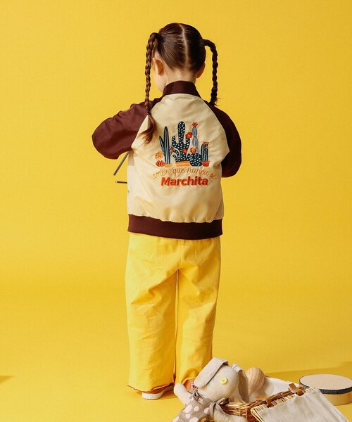 B:MING by BEAMS(ビーミングバイビームス)の「B:MING by BEAMS / スカジャン(100~150cm)(ブルゾン・キッズ・グリーン/ワイン・100/110/120/130/140/150)」の6枚目の写真