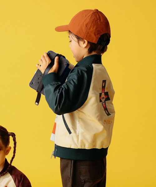 B:MING by BEAMS(ビーミングバイビームス)の「B:MING by BEAMS / スカジャン(100~150cm)(ブルゾン・キッズ・グリーン/ワイン・100/110/120/130/140/150)」の15枚目の写真