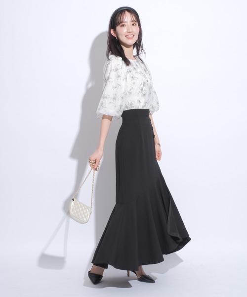JUSGLITTY スリットマーメイドスカート SSサイズ JUSGLITTY（ジャスグリッティー）の「スリットマーメイド