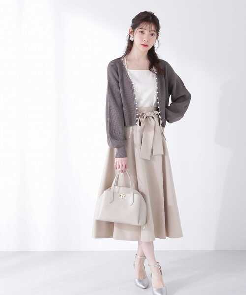 PROPORTION BODY DRESSING(プロポーションボディドレッシング)の「ワークポケットタックスカート / 1213120208(スカート・レディース・ベージュ/パープル/イエロー・SMALL/MEDIUM/X-SMALL)」の5枚目の写真