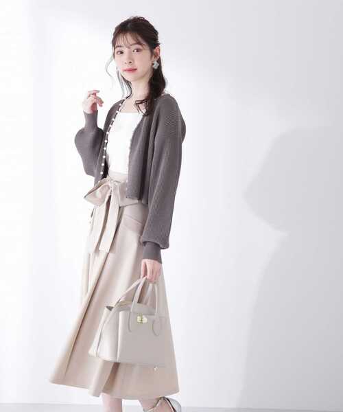 PROPORTION BODY DRESSING(プロポーションボディドレッシング)の「ワークポケットタックスカート / 1213120208(スカート・レディース・ベージュ/パープル/イエロー・SMALL/MEDIUM/X-SMALL)」の6枚目の写真