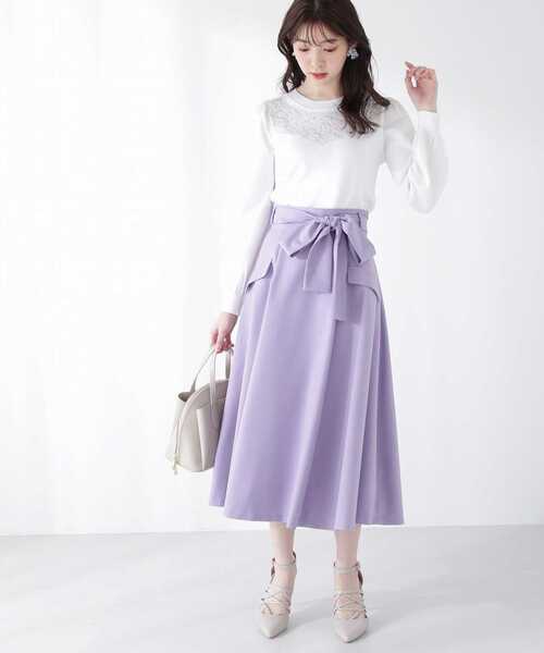 PROPORTION BODY DRESSING(プロポーションボディドレッシング)の「ワークポケットタックスカート / 1213120208(スカート・レディース・ベージュ/パープル/イエロー・SMALL/MEDIUM/X-SMALL)」の18枚目の写真