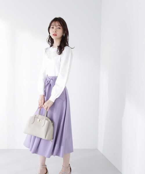 PROPORTION BODY DRESSING(プロポーションボディドレッシング)の「ワークポケットタックスカート / 1213120208(スカート・レディース・ベージュ/パープル/イエロー・SMALL/MEDIUM/X-SMALL)」の19枚目の写真