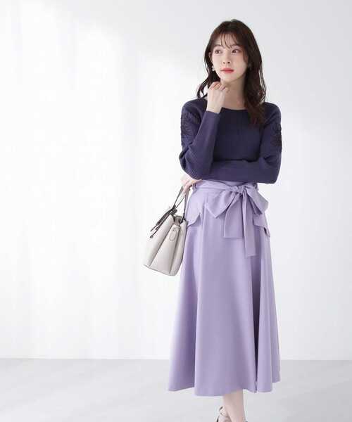 PROPORTION BODY DRESSING(プロポーションボディドレッシング)の「ワークポケットタックスカート / 1213120208(スカート・レディース・ベージュ/パープル/イエロー・SMALL/MEDIUM/X-SMALL)」の20枚目の写真