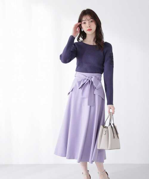 PROPORTION BODY DRESSING(プロポーションボディドレッシング)の「ワークポケットタックスカート / 1213120208(スカート・レディース・ベージュ/パープル/イエロー・SMALL/MEDIUM/X-SMALL)」の22枚目の写真