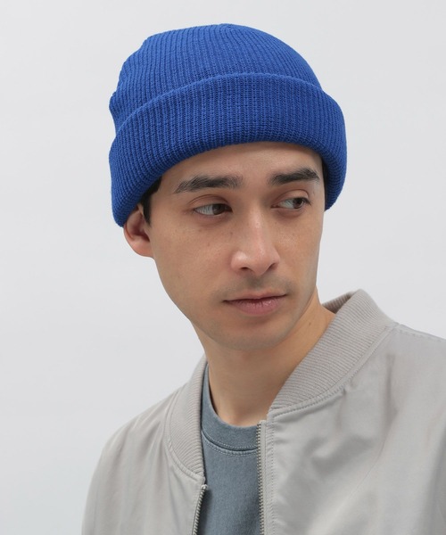 LAKOLE（ラコレ）の「コットンワッチ / 180236（ニットキャップ/ビーニー・メンズ・ブラック/ベージュ/オレンジ/ブルー/サンドグレー・9）」の4枚目の写真