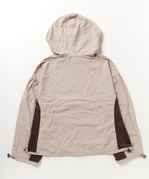 shesame(シーセム)の「ナイロン脇切替アノラック(ブルゾン・レディース・カーキ/アイボリー/ブラック・MEDIUM/LARGE)」の15枚目の写真