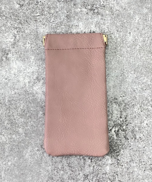 ALTROSE（アルトローズ）の「縦型 めがねケース 合成皮革 ばね口 グラスケース（メガネ・レディース・ブラック/オフホワイト/ブルー/ピンク/マスタード・FREE）」の15枚目の写真