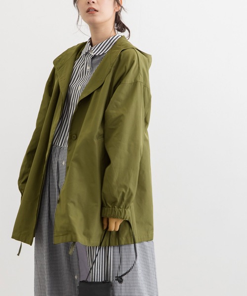 POU DOU DOU(プードゥドゥ)の「マウンテンパーカー(マウンテンパーカー・レディース・カーキ/ブラック/ベージュ・3)」の3枚目の写真