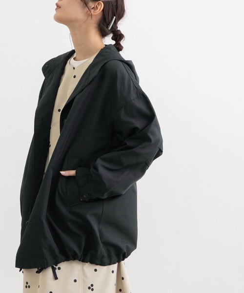 POU DOU DOU(プードゥドゥ)の「マウンテンパーカー(マウンテンパーカー・レディース・カーキ/ブラック/ベージュ・3)」の2枚目の写真