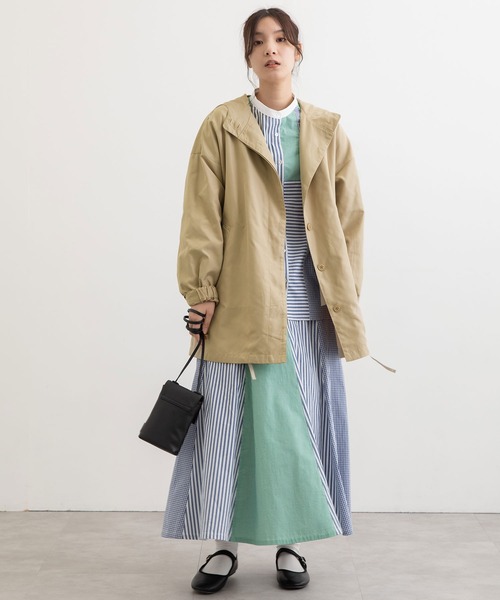 POU DOU DOU(プードゥドゥ)の「マウンテンパーカー(マウンテンパーカー・レディース・カーキ/ブラック/ベージュ・3)」の7枚目の写真