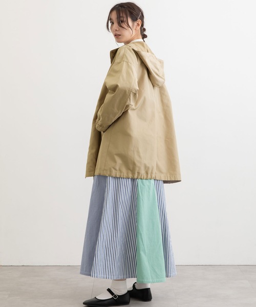 POU DOU DOU(プードゥドゥ)の「マウンテンパーカー(マウンテンパーカー・レディース・カーキ/ブラック/ベージュ・3)」の8枚目の写真