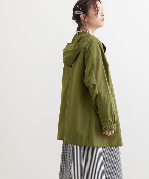 POU DOU DOU(プードゥドゥ)の「マウンテンパーカー(マウンテンパーカー・レディース・カーキ/ブラック/ベージュ・3)」の10枚目の写真