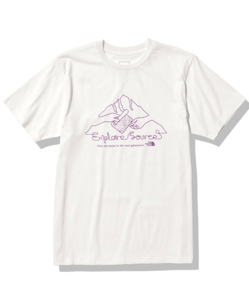 THE NORTH FACE(ザノースフェイス)の「THE NORTH FACE/ザ・ノース・フェイス S/S ES MOUNTAIN TEE 半袖Tシャツ UVケア/抗菌防臭 NT32393(Tシャツ/カットソー・メンズ・ネイビー/ブルー/ブラック/ホワイト・M/L/XL)」の1枚目の写真
