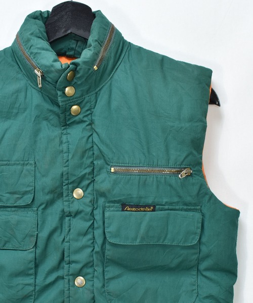 VINTAGE（ヴィンテージ）の「【ヴィンテージ古着】80s AeRodRome ダウンベスト（ダウンベスト・レディース・グリーン・LARGE）」の12枚目の写真