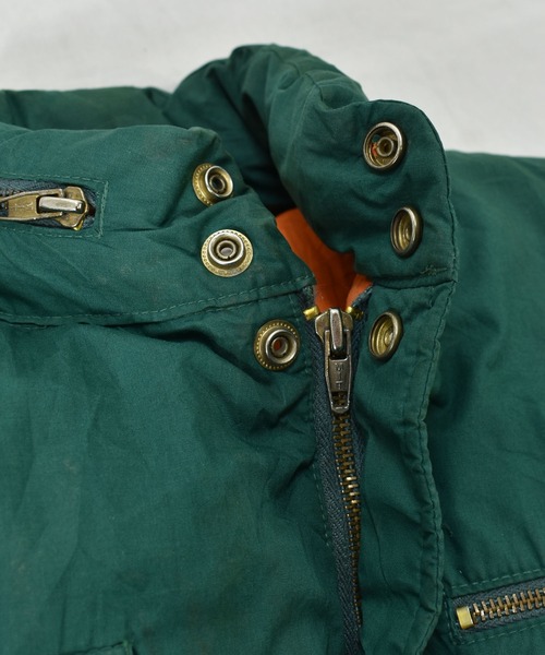 VINTAGE（ヴィンテージ）の「【ヴィンテージ古着】80s AeRodRome ダウンベスト（ダウンベスト・レディース・グリーン・LARGE）」の4枚目の写真