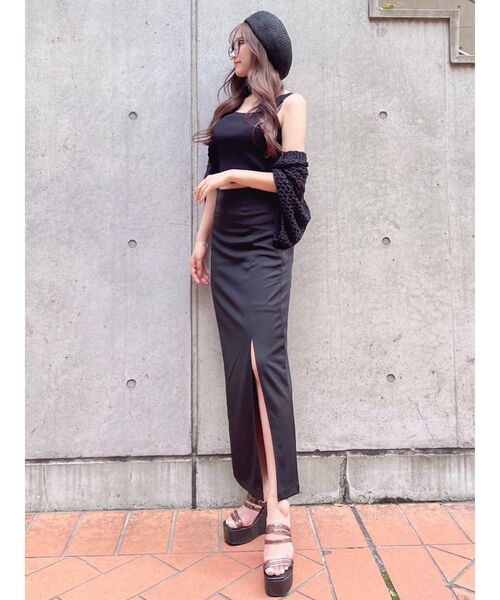 RESEXXY（リゼクシー）の「クリアレンズメガネ（メガネ・レディース・ブラウン/ブラック・FREE）」の7枚目の写真