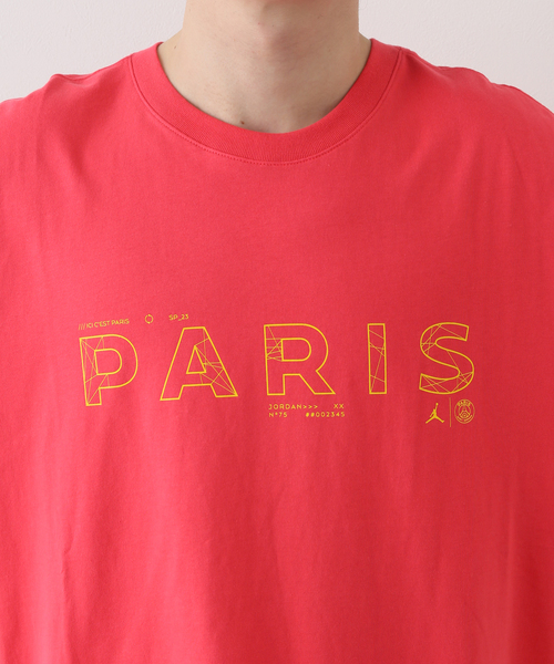 AIR JORDAN（エアジョーダン）の「【NIKE / ナイキ】M J PSG SS TEE DV0634（Tシャツ/カットソー・メンズ・レッド/チャコールグレー・MEDIUM/LARGE/X-LARGE/SMALL/XX-LARGE/X-SMALL）」の5枚目の写真