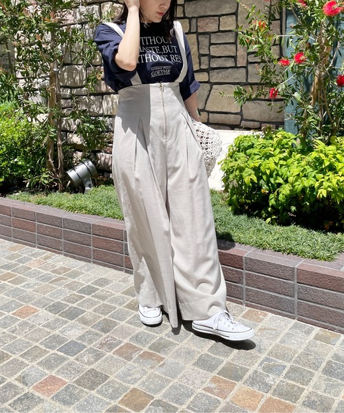 Meli rich(メリーリッチ)の「ロゴプリントTシャツ(Tシャツ/カットソー・レディース・ホワイト×ネイビー/ホワイト×ピンク/ピンク/ネイビー・MEDIUM)」の20枚目の写真