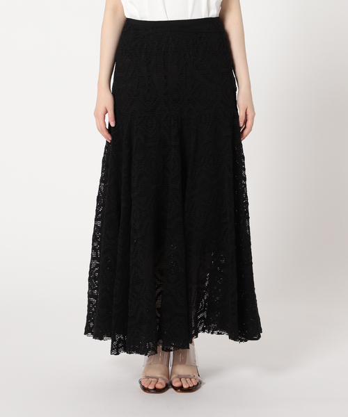 新品　Plage 【R’IAM】レース スカート　ナチュラル36 セール】【R'IAM】レース スカート（スカート）｜Plage