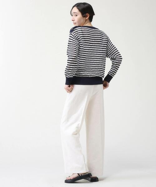 martinique（マルティニーク）の「martinique/サマーツイードストレートパンツ（その他パンツ・レディース・ホワイト/ピンク/ベージュ・1/2）」の13枚目の写真