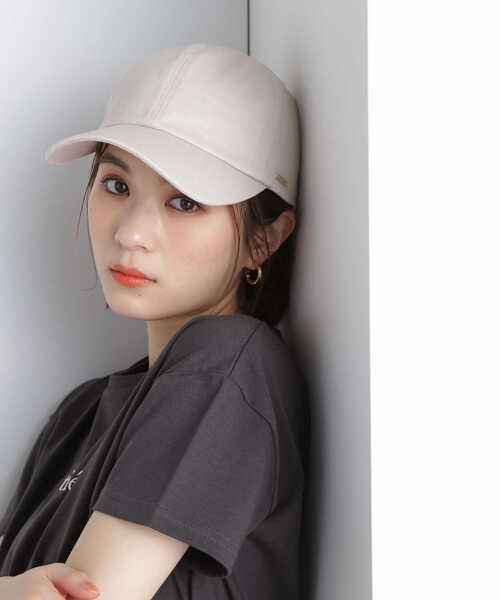 NATURAL BEAUTY BASIC（ナチュラルビューティーベーシック）の「ベーシックツイルキャップ（キャップ・レディース・オフホワイト/ブラウン/ベージュ・FREE）」の8枚目の写真