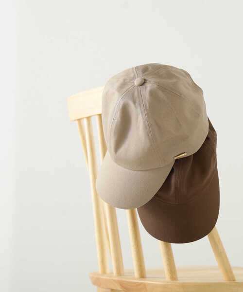 NATURAL BEAUTY BASIC（ナチュラルビューティーベーシック）の「ベーシックツイルキャップ（キャップ・レディース・オフホワイト/ブラウン/ベージュ・FREE）」の11枚目の写真