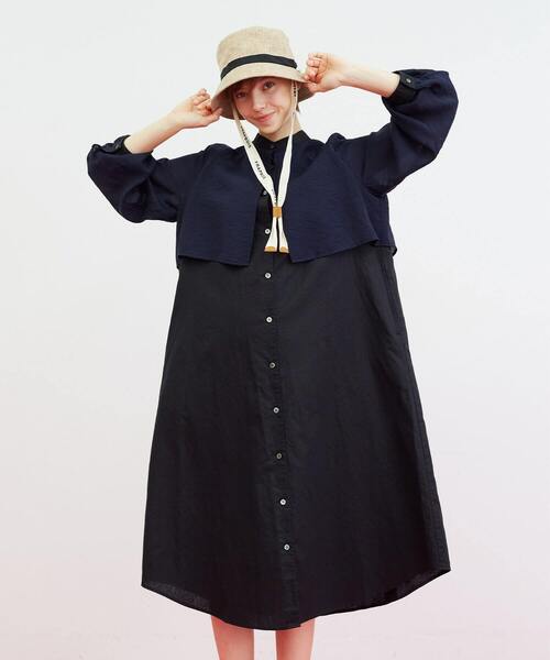 FRAPBOIS（フラボア）の「リボンストローハット（ハット・レディース・ブラック/キナリ・FREE）」の6枚目の写真