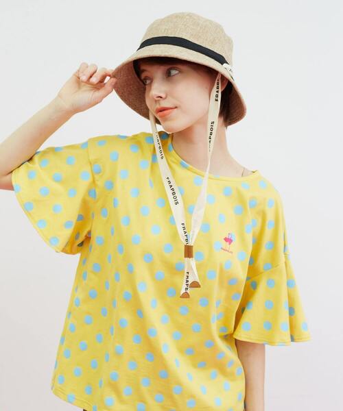 FRAPBOIS（フラボア）の「リボンストローハット（ハット・レディース・ブラック/キナリ・FREE）」の11枚目の写真