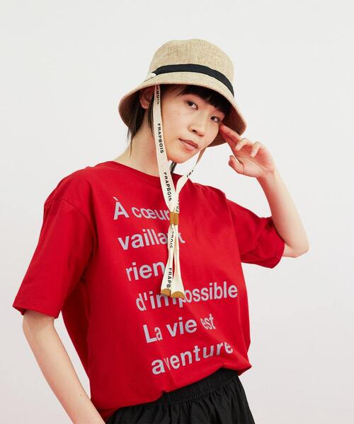 FRAPBOIS（フラボア）の「リボンストローハット（ハット・レディース・ブラック/キナリ・FREE）」の13枚目の写真