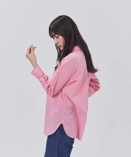 未使用　バーバリーブリット　レディース　長袖ポロシャツ　ピンク　前立ノバチェック BEVERY HILLS P.C ビバリーヒルズポロクラブ 長袖 シャツ