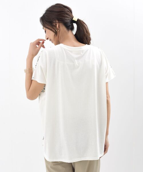 rps(アールピーエス)の「布帛刺繍切替カットプルオーバー(Tシャツ/カットソー・レディース・オフホワイト/イエロー/グリーン/ホワイト系その他2・フリー)」の19枚目の写真